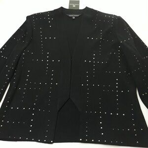 NWT Ming Wang Black Cardigan Sz S